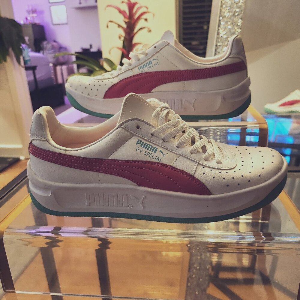 Puma GV Special Low Top Casual Sneakers Pink / White / Green